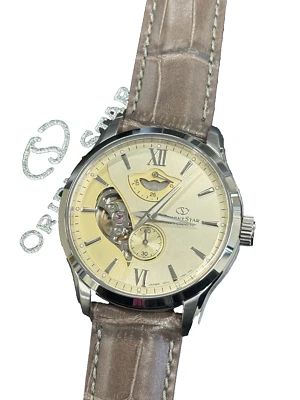 Orient Star RK-AV0B10G Contemporáneo Esqueleto En Capas Hombre Cuero Nuevo Foto 1 de 4