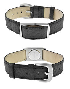 Bioflow Executive Leather Bracelet Wristband Magnetic Mens Ladies Unisex Caravan