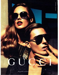 Publicité Advertising 058   2011  lunettes solaires   Gucci - Bild 1 von 1