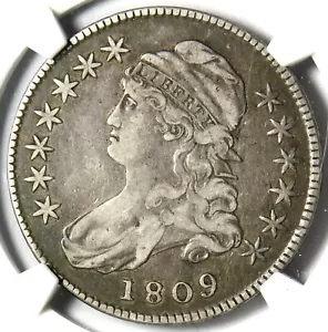 ๐โโโ๐๐ฅNGC VF20 O-102 XXX 1809 BUST HALF DOLLAR - Picture 1 of 3