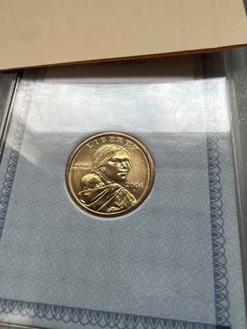 2004-D SACAGAWEA DOLLAR AACGS GRADED UNCIRCULATED RARE LARGE SLAB Cover
