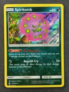 Spiritomb Rare Reverse Holo 112/214 - Pokemon Unbroken Bonds - Picture 1 of 2