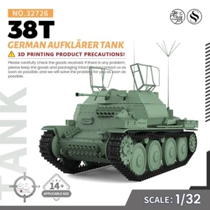 SSMODEL SS32726 1/32 Military Model Kit German 38T Aufklärer Tank - Picture 1 of 5