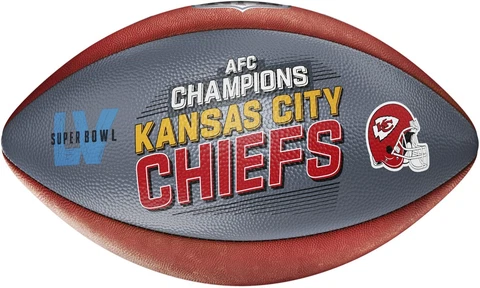 Kansas City Chiefs 2020 AFC Champions Fanatics Exclusive Wilson Pro Football Cover