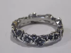 TROLLBEADS Baby's Breath Ring TAGRI-00182 Sz 9 1/4 60mm Silver Lovely (ONE) NEW! - Picture 1 of 10