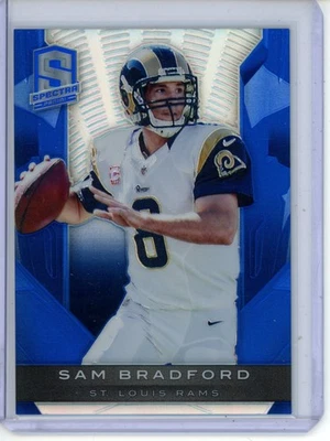 2013 Panini Spectra - #92 Sam Bradford Blue /99 Los Angeles Rams - Image 1 of 2