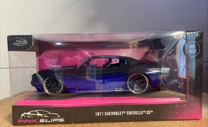 1971 Chevrolet Chevelle SS schwarz blau pink Slips Serie 1/24 Die-cast Auto Jada. - Bild 1 von 2