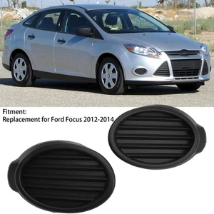 ˘1pair Fog Light Cover CP9Z17B814A For 2012-2014 Black - Picture 1 of 12