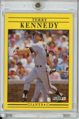 1991 Fleer #263 Terry Kennedy - Image 1 of 2
