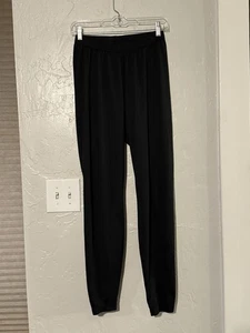VTG Patagonia Capilene Midweight Base Layer Bottom Pants Women M Black USA Made - Picture 1 of 5