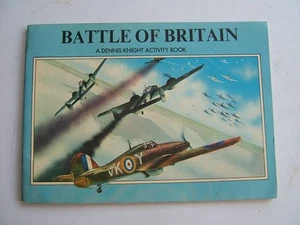 VINTAGE 1976 DENNIS KNIGHT LETRASET BOOKLET BATTLE OF BRITAIN WW2 AVIATION - Picture 1 of 2