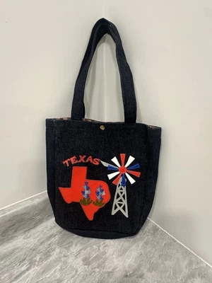 Винтажная техасская джинсовая сумочка  - Изображение 1 из 3