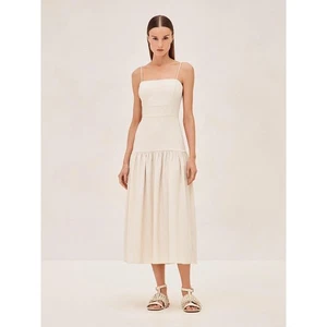 vestido alexis ivi marfil L - Imagen 1 de 9