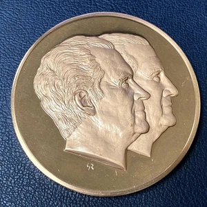 Nixon Agnew große Bronze Eröffnungsmedaille unzirkuliert PP 70 MM - Bild 1 von 2