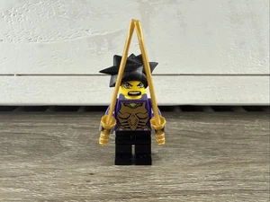 LEGO 8107 HITOMI Exo Force Mini-Figura con Espadas Negro Pelo Puntiagudo Auténtico Raro - Imagen 1 de 3