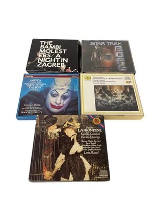 Lot of 5 Laserdiscs Compact Disk Philips, Gustav Mahler Puccini La Rondine Sets - Image 1 of 4
