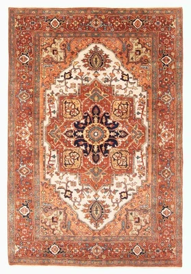 Traditional Vintage Hand-Knotted Area Rug 5'8" x 8'4" Oriental Wool Carpet - Image 1 of 4