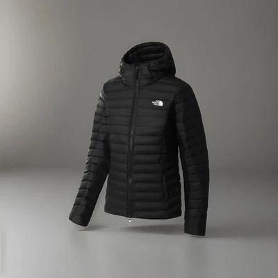 THE NORTH FACE STRETCH DOWN HOODED JACKET  PUFFER BNWT NUPTSE RRP £250 COAT - Image 1 of 4