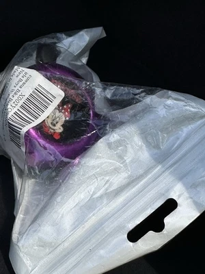 Nueva campana de bicicleta de aluminio púrpura de Minnie Mouse de Disney nunca abierta Foto 1 de 2