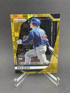 Owen Caissie GOLD PANDORA #/4 2025 Prizm Baseball Chicago Cubs Legend - Picture 1 of 2