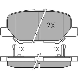 MEYLE Brake Pad Set 025 256 8814 - Picture 1 of 1
