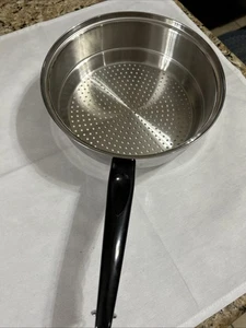 EUC, Lustre Craft 9" (8 7/8") Steamer Pan Insert, Kitchen Craft stainless steel - Picture 1 of 6