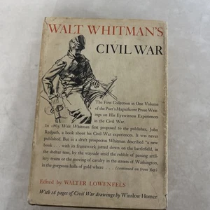 Walt Whitman, Walt Whitman's Civil War, 1960, stated 1st edition, Knopf - Picture 1 of 12