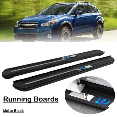 Running Board Side Step Pedal Nerf Bars Fit for Subaru XV Crosstrek GP 2013-2017 - Image 1 of 4