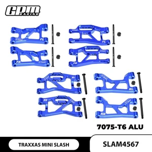 GPM 7075 Alloy F&R (Up&Low) Suspension Arms TRAXXAS Mini Slash Mini Rally 10830 - Picture 1 of 12