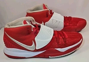 Nike Kyrie 6 TB Promo Men’s Shoe Field Gym Red/White-White CW4142-603 Sz 13 EUC - Picture 1 of 7