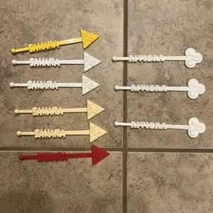 Lot Of 9 Vintage Las Vegas Swizzle Sticks-Sahara-Riviera - Picture 1 of 3