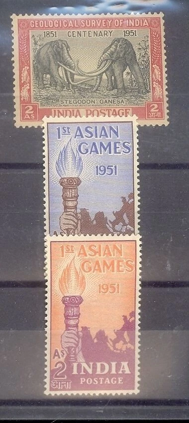 1951 Complete Pack Of 3 Stamps Super Fine Condition - Image 1 of 1