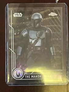 Star Wars Topps 2023 cromo The Mandalorian #97 onda negra paralelo - Imagen 1 de 1