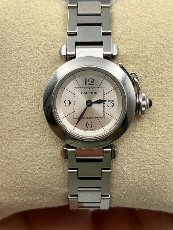 Cartier Miss Pasha W3140007 Stainless Steel Quartz Silver Dial Women'sWatch 27mm - Image 1 of 4