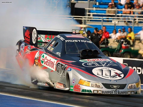 John Force Pro Stock Ford Mustang Funny Car Poster 11"x14" Photo Cover