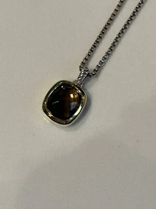 Collana David Yurman argento topazio fumè 18 kt - Foto 1 di 2