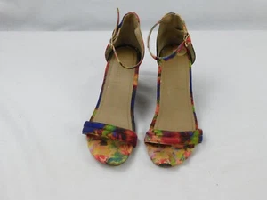 Kenneth Cole Wedge Sandls Ope Toe buckle Strap at Ankle sz. 7M - Picture 1 of 6