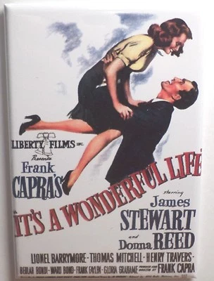 It's a Wonderful Life MAGNET 2" x 3" Refrigerator Locker Movie Poster Image 2