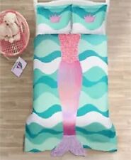 Lush Décor Ruffle 3-Pc Sealife Ocean Mermaid Comforter Set - TWIN
