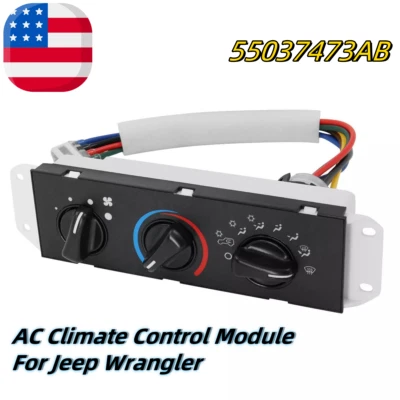Interruptor de control de calefacción de aire acondicionado para Jeep Wrangler TJ SM2107 1999-2004 Foto 1 de 4