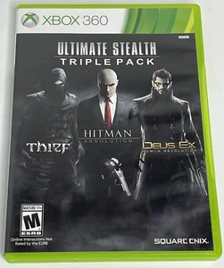 Ultimate Stealth Triple Pack (Microsoft Xbox 360, 2015) 3 Discs No Manual - Picture 1 of 6