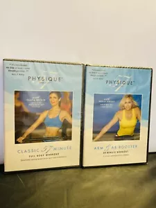 Physique 57 Classic 57 Minute + Arm & Ab Booster Workouts DVD Sealed - Picture 1 of 5
