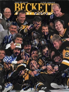 PITTSBURGH*PINGÜINOS*EQUIPO*FIRMADO*IMAGEN*LEMIEUX*JAGR*STEVENS*BARRASSO*+9MÁS*CERTIFICADO DE AUTENTICIDAD - Imagen 1 de 2
