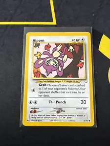 Pokemon WOTC Aipom 41/64 Neo Revelation Set UNLIMITED Common LP - Picture 1 of 2
