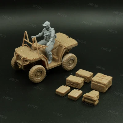 3D printed 1/72 US "MV850 All-Terrain Tactical vehicle" Model(include 1 soldier) - Image 1 of 4
