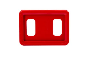 Price tag price holder set of 5 red DIN A9 price tags plastic price display - Picture 1 of 3