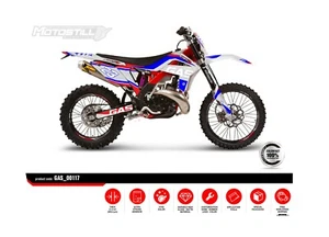 GAS GAS 2012 - 2017 EC ECF MCF 125 250 300 350 450 GRAPHIC STICKER SET DECAL KIT - Picture 1 of 4