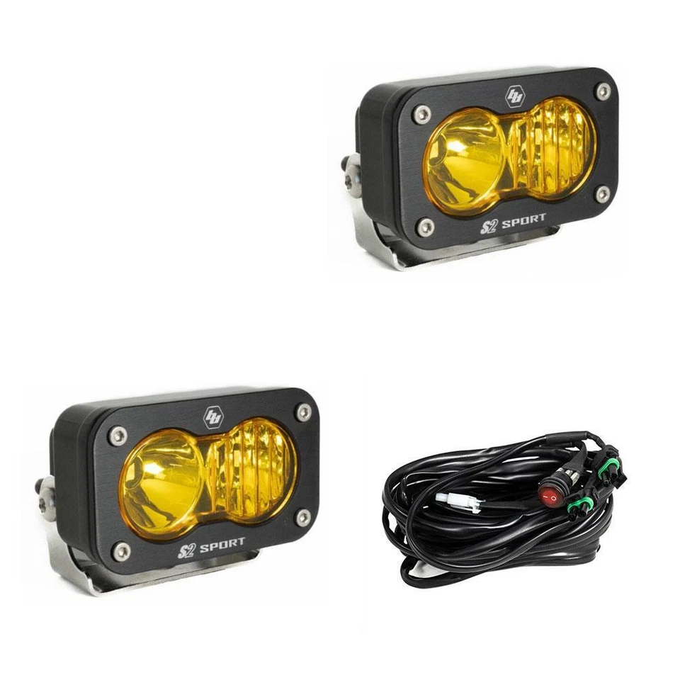 Baja Designs 547813 S2 Sport Amber Driving/Combo Light Pods Pair - Universal - Image 1 of 3