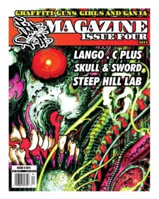 Four G's Magazine Graffiti Street Art Girls Cannabis Zine Issue #4 - 2 copies