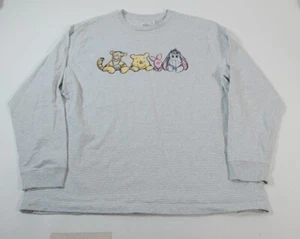 Disney Winnie Puuh Damen T-Shirt Langarm Grafik gestreift Gr. XL - Bild 1 von 6